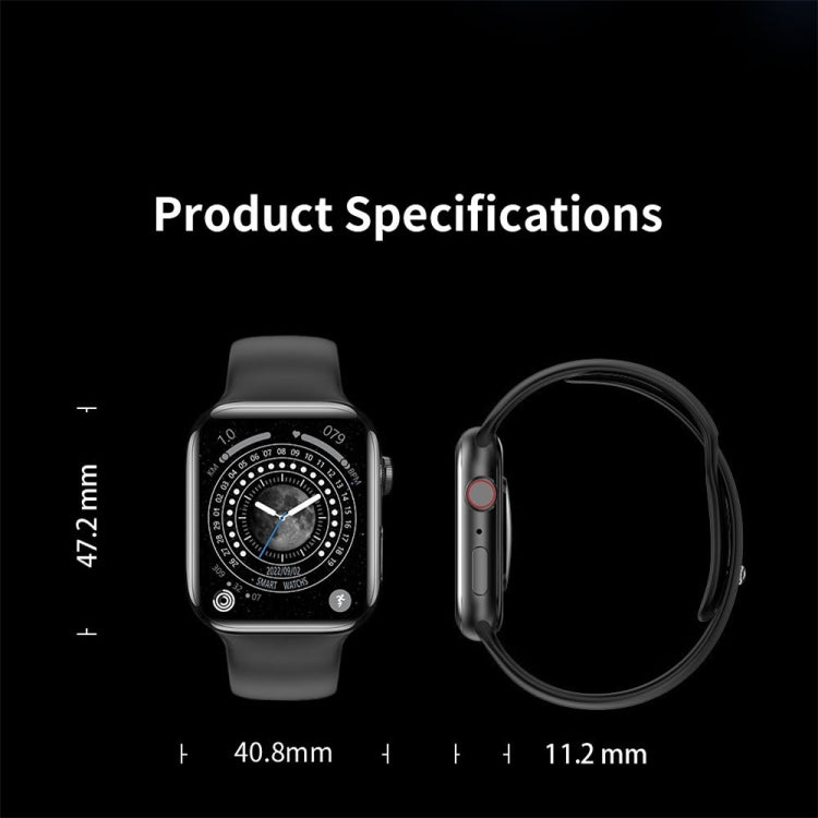 U8 Pro 2.09 inch Color Screen Smart Watch,Support Heart Rate Monitoring / Blood Pressure Monitoring(Black) - Smart Wear by buy2fix | Online Shopping UK | buy2fix