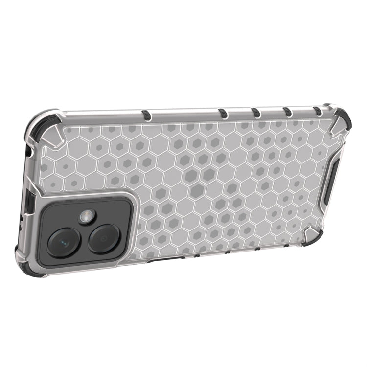 For Xiaomi Redmi Note 12 4G Shockproof Honeycomb Phone Case(White) - Xiaomi Cases by buy2fix | Online Shopping UK | buy2fix