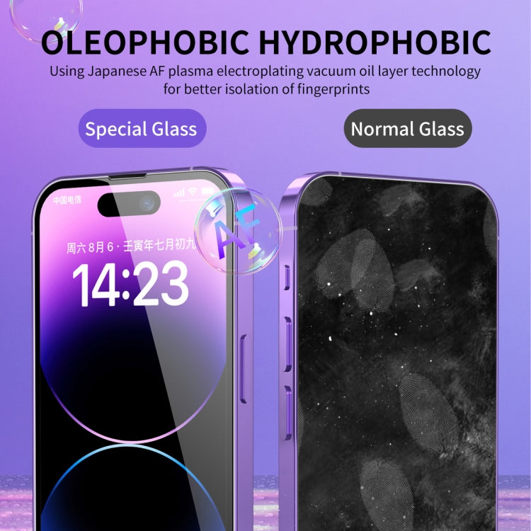 For iPhone 14 Pro ENKAY Hat-Prince 0.1mm Ultrathin Anti-reflection Special Glass Film - iPhone 14 Pro Tempered Glass by ENKAY | Online Shopping UK | buy2fix