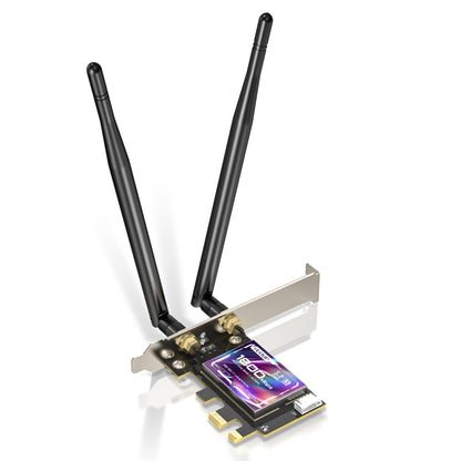 EDUP EP-9658 PCI-E WiFi 6 Card AX1800M Bluetooth 5.2 Adapter for Desktop PC, 2.4GHz/5.8GHz Dual Band Wireless PCI-E Internal Network Card - USB Network Adapter by EDUP | Online Shopping UK | buy2fix