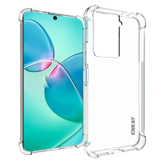 For HTC U23 ENKAY Hat-Prince Transparent TPU Shockproof Phone Case - HTC by ENKAY | Online Shopping UK | buy2fix
