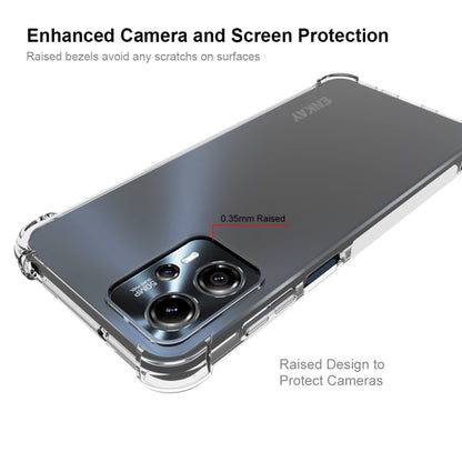 For Motorola Moto G23 4G ENKAY Transparent TPU Shockproof Phone Case with Glass Film - Motorola Cases by ENKAY | Online Shopping UK | buy2fix