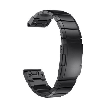 For Garmin Epix Gen 2 22mm Titanium Alloy Quick Release Watch Band(Black) - Watch Bands by buy2fix | Online Shopping UK | buy2fix