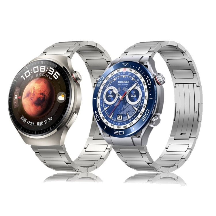 For Xiaomi MI Watch S1 Pro 22mm I-Shaped Titanium Alloy Watch Band(Grey) - Watch Bands by buy2fix | Online Shopping UK | buy2fix