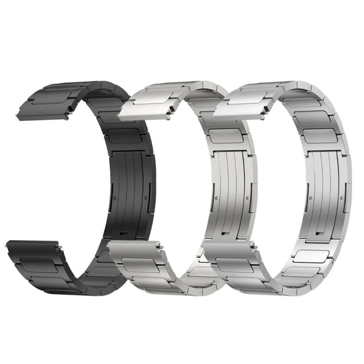 For Honor Watch GS 3 22mm I-Shaped Titanium Alloy Watch Band(Sliver) - Watch Bands by buy2fix | Online Shopping UK | buy2fix