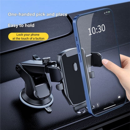 D46+101+K5 Universal Suction Cup Car Center Console Phone Mount Bracket With Telescopic Arm - Car Holders by buy2fix | Online Shopping UK | buy2fix