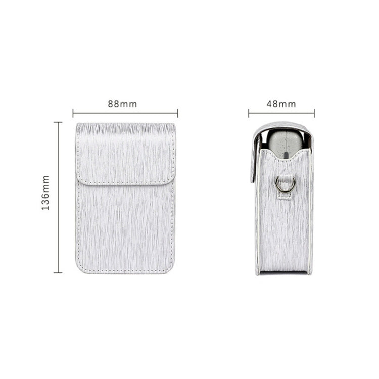Richwell Brushed Camera Case PU Leather Case for Fujifilm Instax Mini Liplay Instant Camera(White) - Camera Accessories by Richwell | Online Shopping UK | buy2fix
