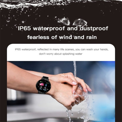 D18 1.3inch TFT Color Screen Smart Watch IP65 Waterproof,Support Call Reminder /Heart Rate Monitoring/Blood Pressure Monitoring/Sleep Monitoring(Purple) - Smart Wear by buy2fix | Online Shopping UK | buy2fix