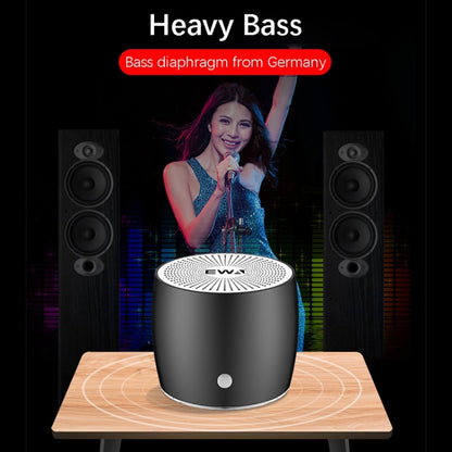 EWA A103 Portable Bluetooth Speaker Wireless Heavy Bass Bomm Box Subwoofer Phone Call Surround Sound Bluetooth Shower Speaker(Black) - Mini Speaker by EWA | Online Shopping UK | buy2fix