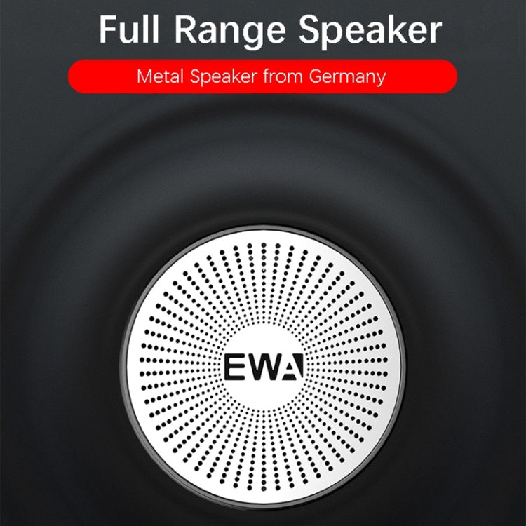EWA A103 Portable Bluetooth Speaker Wireless Heavy Bass Bomm Box Subwoofer Phone Call Surround Sound Bluetooth Shower Speaker(Black) - Mini Speaker by EWA | Online Shopping UK | buy2fix