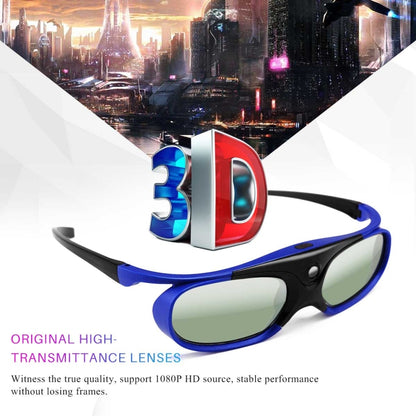 Universal Battery DLP Active Shutter 3D Glasses 96-144Hz For XGIMI Optoma Acer Viewsonic Home Theater Projector 3D TV - Consumer Electronics by buy2fix | Online Shopping UK | buy2fix