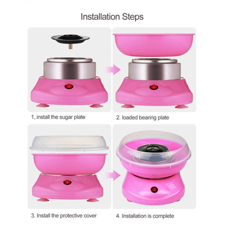 Electric Cotton Candy Machine, Plug:EU(Pink) - Home & Garden by buy2fix | Online Shopping UK | buy2fix