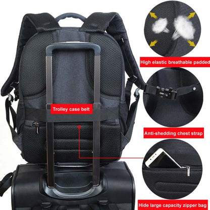 CADeN USB SLR Camera Bag Professional  Waterproof Portable Unisex Camera Bag - Backpack by CADeN | Online Shopping UK | buy2fix