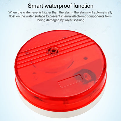 Independent Water Leakage Alarm with Sound&light 85dB Flooding Detector Wireless Strobe Water Leak Sensor - Security by buy2fix | Online Shopping UK | buy2fix