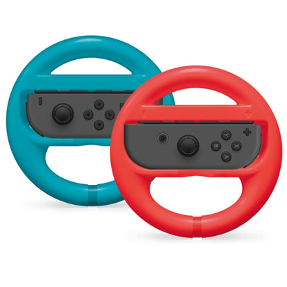 MIMD Small Handle Steering Wheel Game Handle Steering Wheel Bracket For Switch MIMD II(Red Blue) - Cases by MIMD | Online Shopping UK | buy2fix