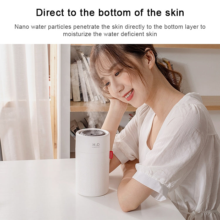 750ml Large Capacity Air Humidifier USB Rechargeable Wireless Ultrasonic Aroma Essential Oil Diffuser(Grey) - Home & Garden by buy2fix | Online Shopping UK | buy2fix
