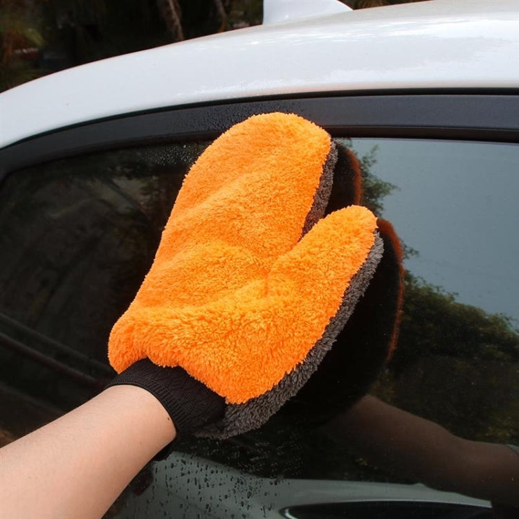 Car Washing Gloves Cleaning Mitt Wash Glove Maintenance Soft Coral Fleece Car Washing Brush Cloth For Motorcycle Auto Home - Car washing supplies by buy2fix | Online Shopping UK | buy2fix