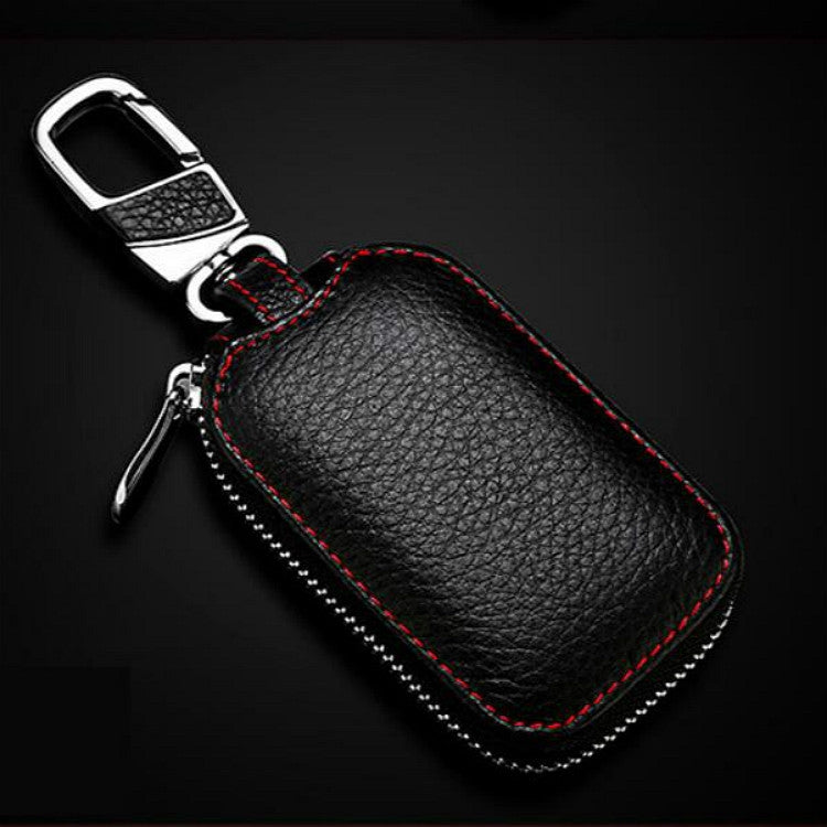 Multifunctional Hook Up Leather Car Key Bag(Coffee) - Car Key Cases by buy2fix | Online Shopping UK | buy2fix