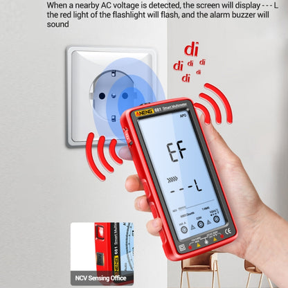 ANENG 681 LCD Digital Display Screen Smart Automatic Range Rechargeable Multimeter(Black) - Digital Multimeter by ANENG | Online Shopping UK | buy2fix