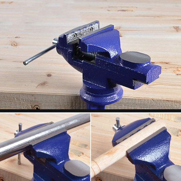360-Degree Rotating Small Vise Table Flat Universal Table Clamp, Random Color Delivery, Size:50mm - Others by buy2fix | Online Shopping UK | buy2fix