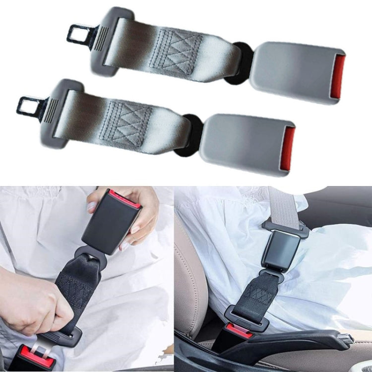 2 PCS Child And Pregnant Woman Car Seat Belt Extender, Length:26cm(Gray) - In Car by buy2fix | Online Shopping UK | buy2fix