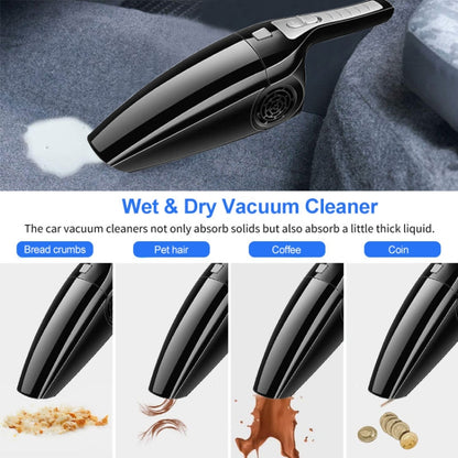 Car Vacuum Cleaner High Power 120W Home Car Dual-use Vacuum Cleaner Powerful Dry and Wet Wired Models Seventh Generation(Black) - Vacuum Cleaner by buy2fix | Online Shopping UK | buy2fix