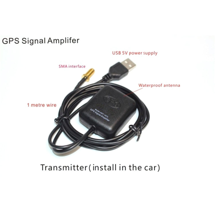 2 in 1 GPS Navigation Car Antenna Signal Amplifier - GPS Accessories by buy2fix | Online Shopping UK | buy2fix