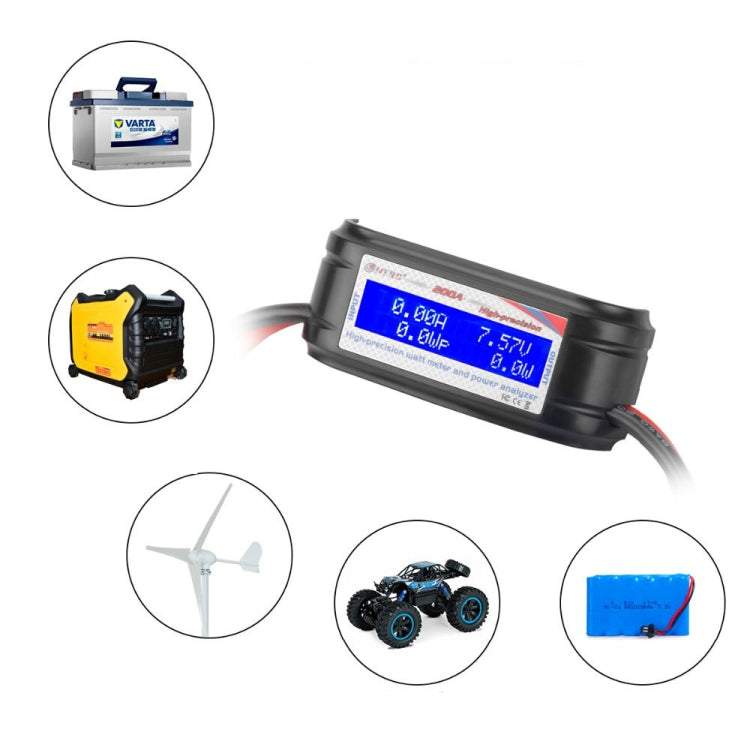 HTRC 200A Current Voltage Power Meter Model Tester - Current & Voltage Tester by HTRC | Online Shopping UK | buy2fix