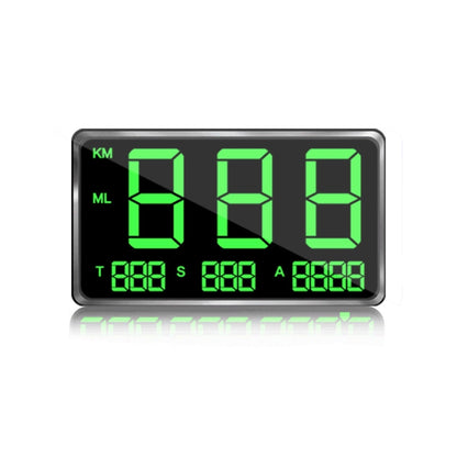 Kingneed C80 4.5inch HUD Car Head-up Display GPS Speed Meter Overspeed Alarm Mileage Altitude Clock(Black) - In Car by Kingneed | Online Shopping UK | buy2fix