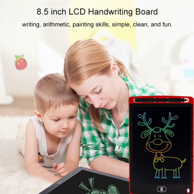 8.5 inch LCD Handwriting Board Children Drawing Graffiti Handwriting Board, Style:Colorful, Frame Color:Green - Consumer Electronics by buy2fix | Online Shopping UK | buy2fix