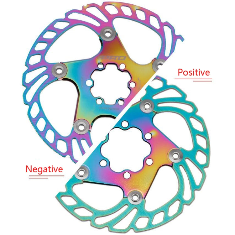 IIIPRO Floating Disc Road Mountain Bike Six Nail Disc Brake Disc, Size:203mm(Colorful) - Others by IIIPRO | Online Shopping UK | buy2fix