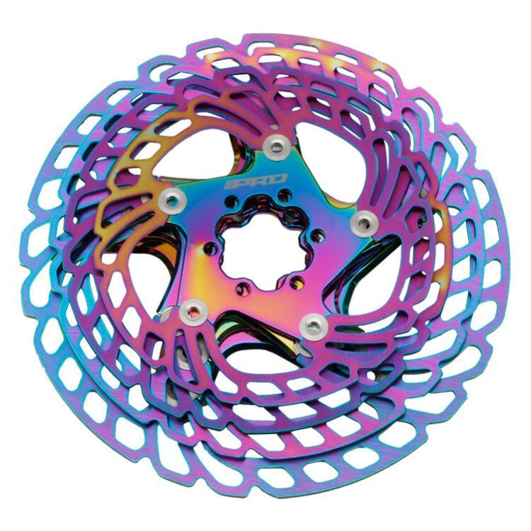 IIIPRO Floating Disc Road Mountain Bike Six Nail Disc Brake Disc, Size:203mm(Colorful) - Others by IIIPRO | Online Shopping UK | buy2fix