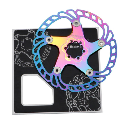 IIIPRO Floating Disc Road Mountain Bike Six Nail Disc Brake Disc, Size:203mm(Colorful) - Others by IIIPRO | Online Shopping UK | buy2fix