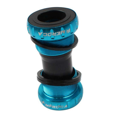 Meroca Mountain Bike Bottom Axle One Hollow Bb Bicycle Screw-In Bottom(Sky Blue) - Bottom Brackets by buy2fix | Online Shopping UK | buy2fix