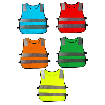 Safety Kids Reflective Stripes Clothing Children Reflective Vest(Red) - Reflective Safety Clothing by buy2fix | Online Shopping UK | buy2fix
