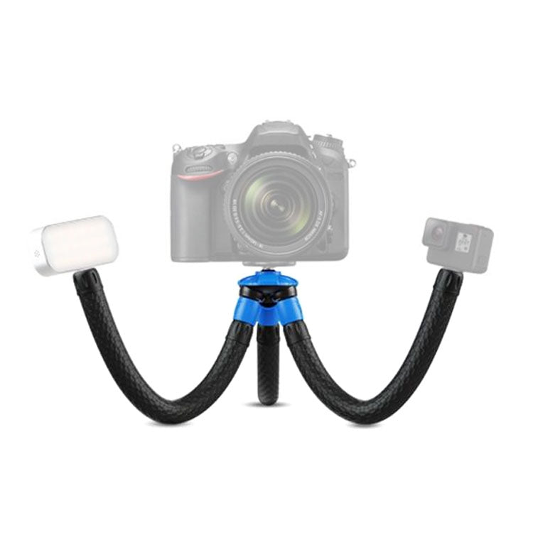 APEXEL APL-JJ07 Portable Hose Octopus Mini Mobile Phone Gopro Camera Selfie Live Stand(Blue Black) - Consumer Electronics by APEXEL | Online Shopping UK | buy2fix