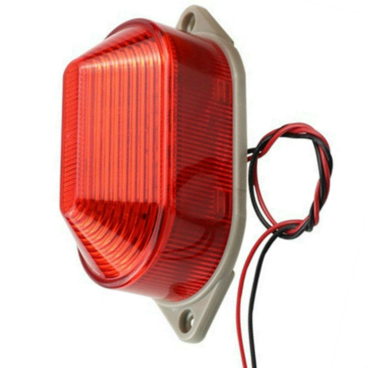 AC220V Led Mini Strobe Signal Warning Light Silent Warning Light(Red) - Warning Lights by buy2fix | Online Shopping UK | buy2fix