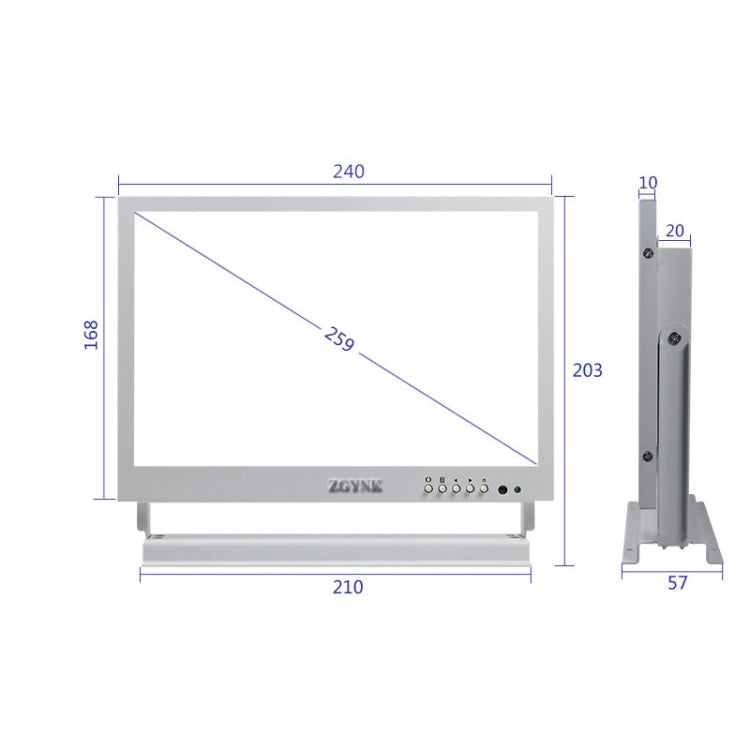 ZGYNK TB1016 10 Inch LCD Screen Ear Picking Equipment High-Definition Video Storage Display, US Plug, Specification: Ear Picking Video Version - LCD Monitors by ZGYNK | Online Shopping UK | buy2fix