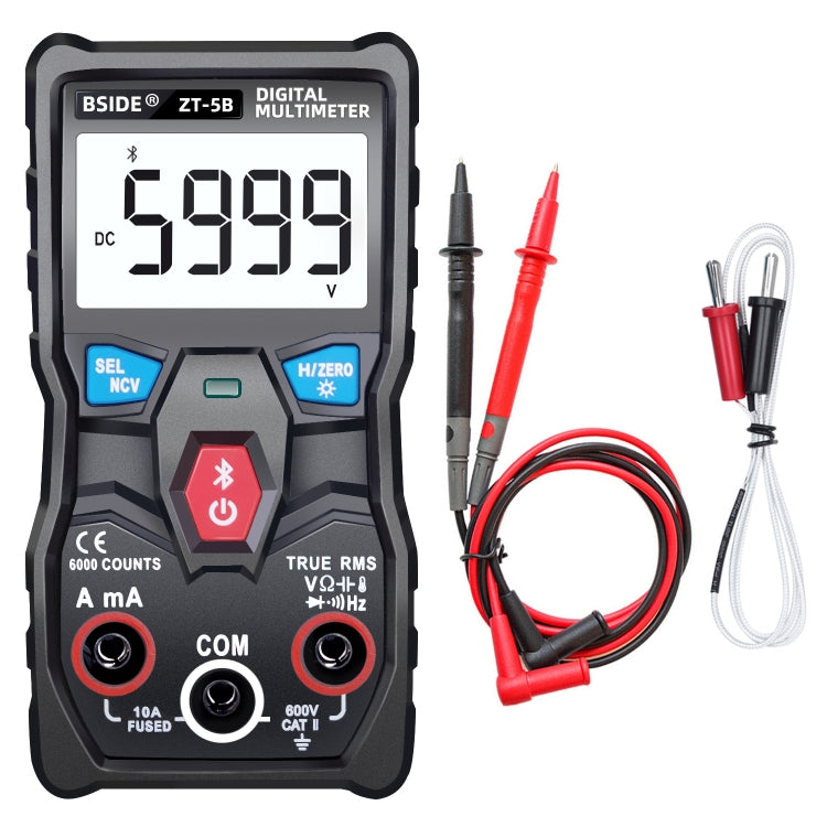 BSIDE ZT-5B Smart Bluetooth 6000 Words Automatic Range Digital Multimeter - Digital Multimeter by BSIDE | Online Shopping UK | buy2fix