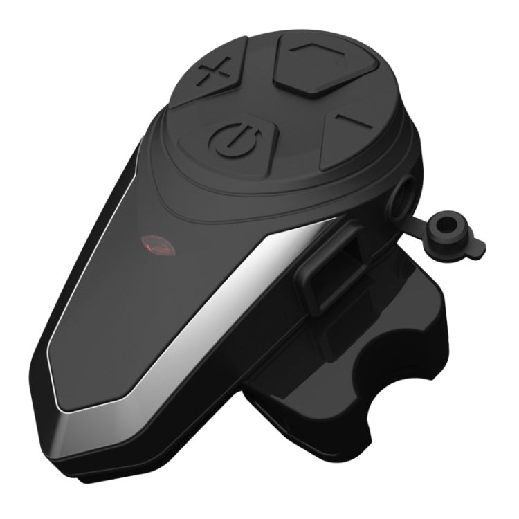 BT-S3 Motorcycle Helmet Bluetooth Headset Motorcycle Intercom Bluetooth Headset, Specification:With EU Plug Charger(Black) - Consumer Electronics by buy2fix | Online Shopping UK | buy2fix