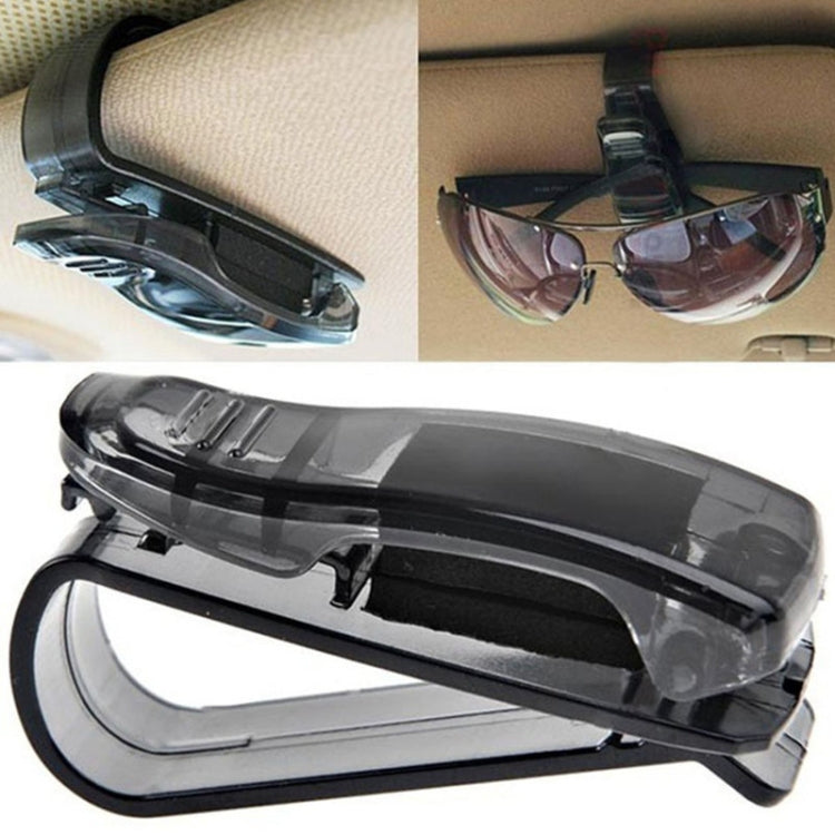 Multi-Function Glasses Case Atuo Car Accessories Sunglasses Holder Auto Fastener Ticket Clip(Black Clip) - Sunglasses & Glasses Clips by buy2fix | Online Shopping UK | buy2fix