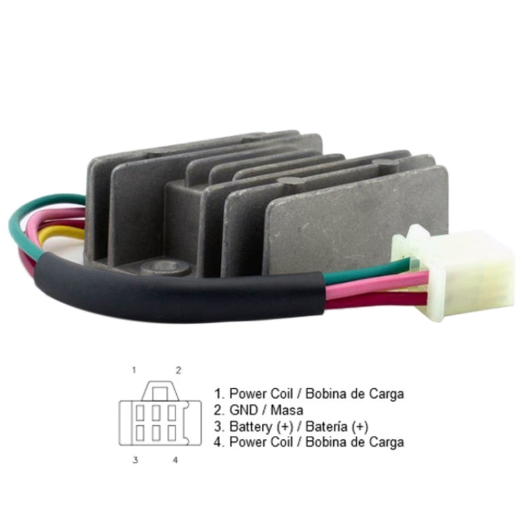 2006.0.1 Motorcycle Rectifier For Zanella FX 200 / Panther R 110 / Gilera TP 150 - In Car by buy2fix | Online Shopping UK | buy2fix