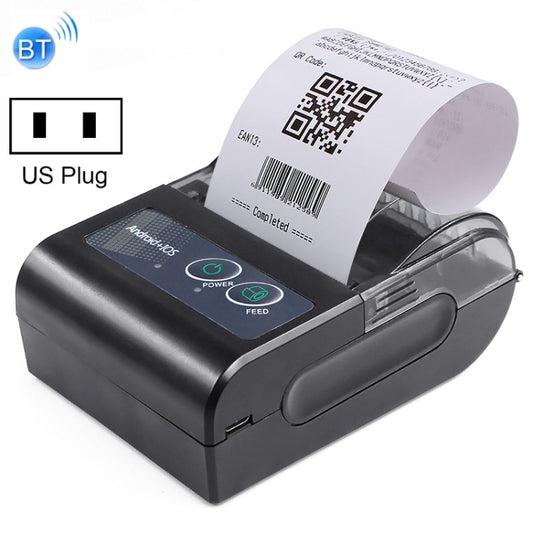 58HB6 Portable Bluetooth Thermal Printer Label Takeaway Receipt Machine, Supports Multi-Language & Symbol/Picture Printing, Model: US Plug (Spanish) - Consumer Electronics by buy2fix | Online Shopping UK | buy2fix