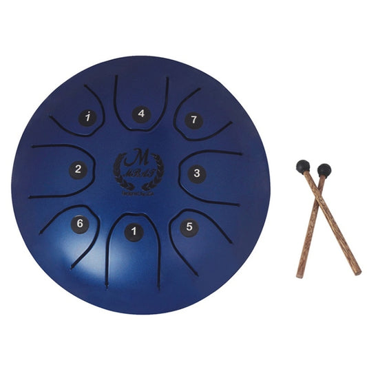 MEIBEITE 5.5-Inch C-Tune Sanskrit Drum Steel Tongue Empty  Worry-Free Drum(Blue) - Percussion Instruments by MEIBEITE | Online Shopping UK | buy2fix