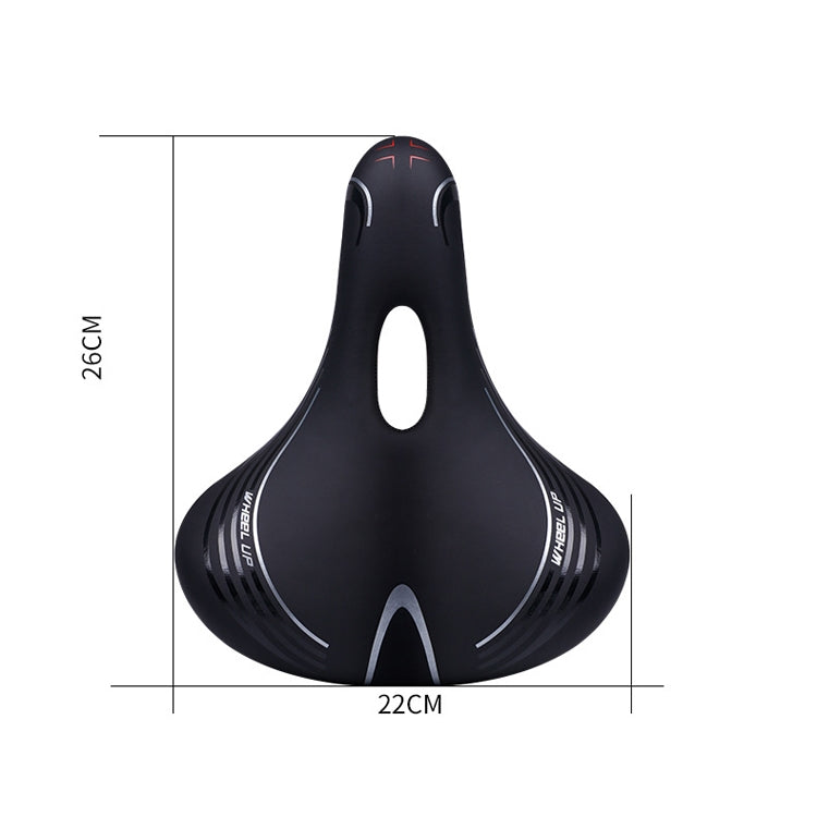 Wheel Up Bicycle Seat Saddle Mountain Bike Road Bike Bicycle Seat Riding Equipment Accessories(Black) - Outdoor & Sports by Wheel Up | Online Shopping UK | buy2fix