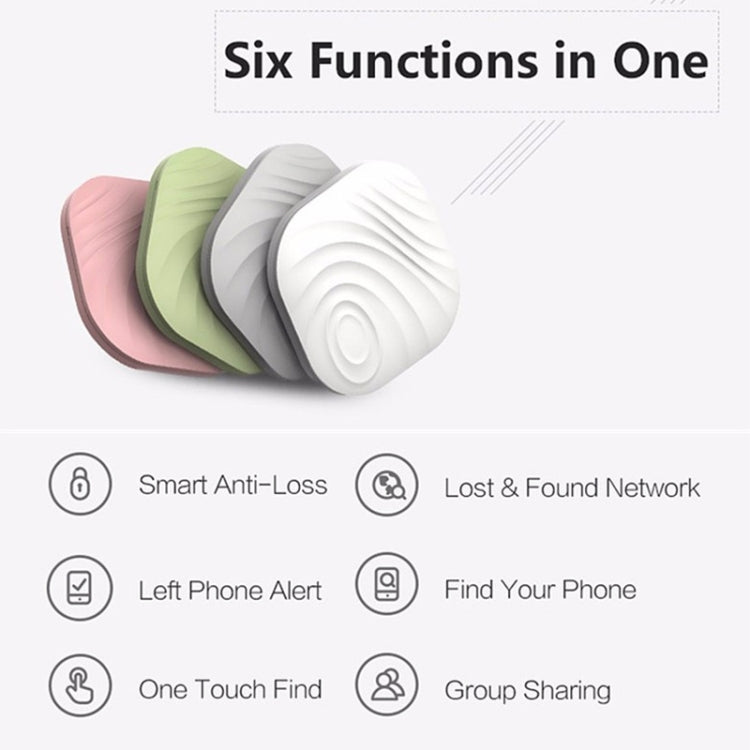 NUT F7X Smart Anti-Lost Device Bluetooth Two-Way Alarm Mobile Phone Key Wallet Anti-Lost Device( White) - Anti-lost Alarm by NUT | Online Shopping UK | buy2fix