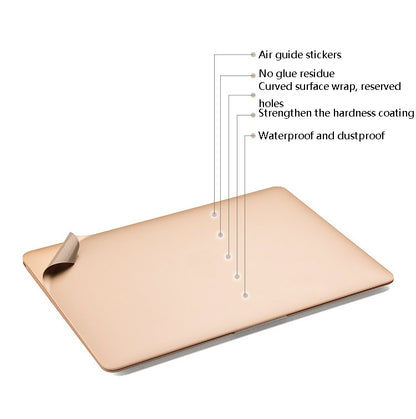 JRC Laptop Film Computer Top Shell Body Protection Sticker For MacBook Pro 15.4 inch A1707 / A1990 (with Touch Bar)(Champagne Gold) - Protector Sticker by JRC | Online Shopping UK | buy2fix