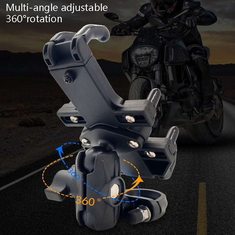 N-STAR Motorcycle Bicycle Composite Version Of Mobile Phone Bracket Multifunctional Accessories Lightweight Riding Equipment(Mid Rod Ball Head) - Holders by N-STAR | Online Shopping UK | buy2fix