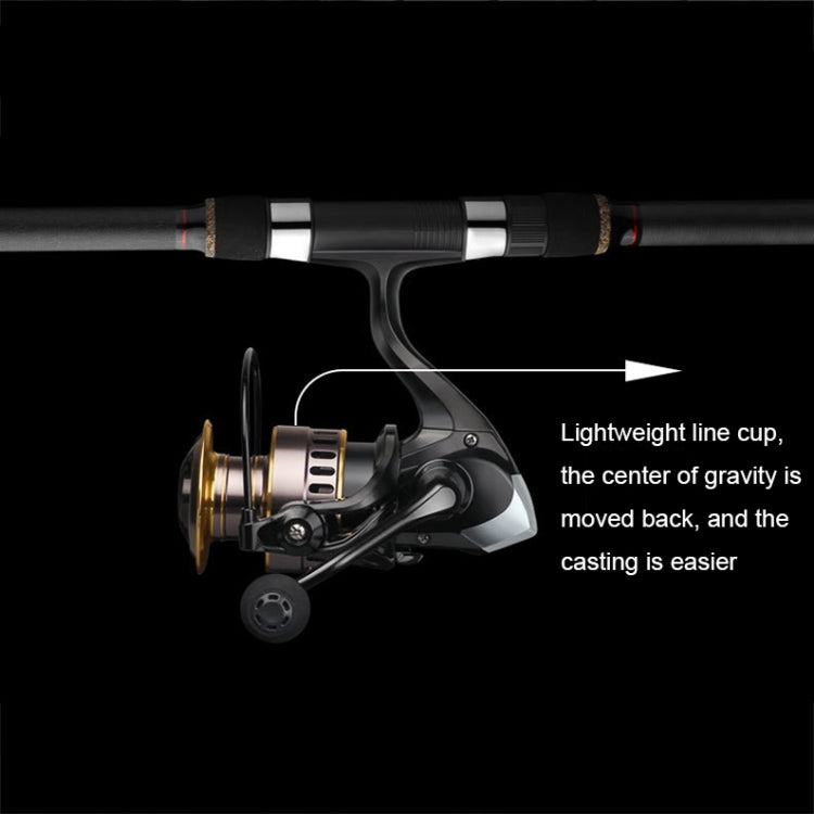 All Metal Rocker Arm Smooth Fishing Reel Spinning Reel, Spec: HE-4000 (EVA Grip) - Fishing Reels by buy2fix | Online Shopping UK | buy2fix
