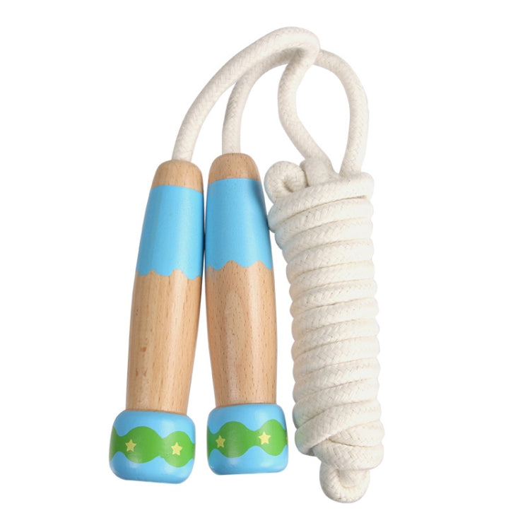 Wooden Children Skipping Rope Kindergarten Pupils Beginners Adjustable Skipping Rope, Length: 2.7m(White) - Toy Sports by buy2fix | Online Shopping UK | buy2fix